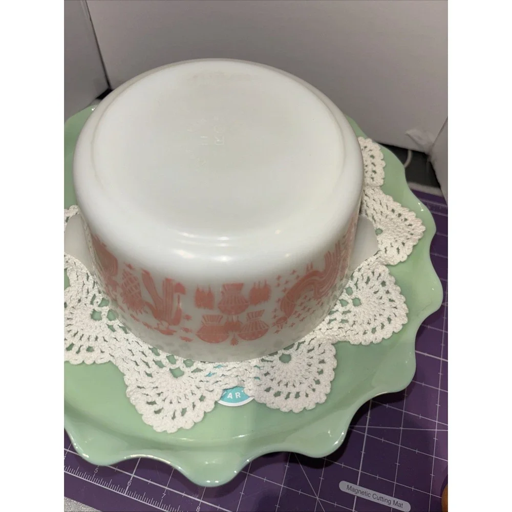 HTF Vintage Pyrex Pink Amish Butterprint‎ 471 472 473